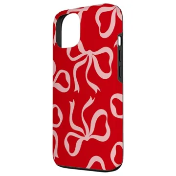 Chic Coquette Aesthetic iPhone 13 Case with Bows