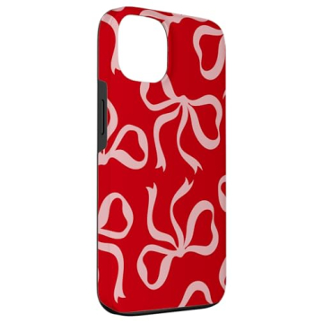 Chic Coquette Aesthetic iPhone 13 Case with Bows