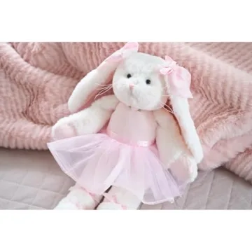Bearington Lil' Bunny Ballerina Plush Toy for Kids
