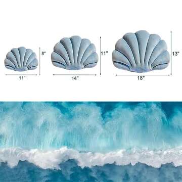 YRXRUS Shell Throw Pillows & Starfish Throw Pillows