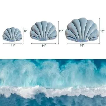 YRXRUS Shell Throw Pillows & Starfish Throw Pillows