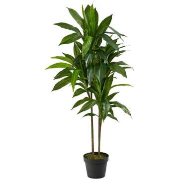 Real Touch Dracaena Plant - 4ft Artificial Greenery