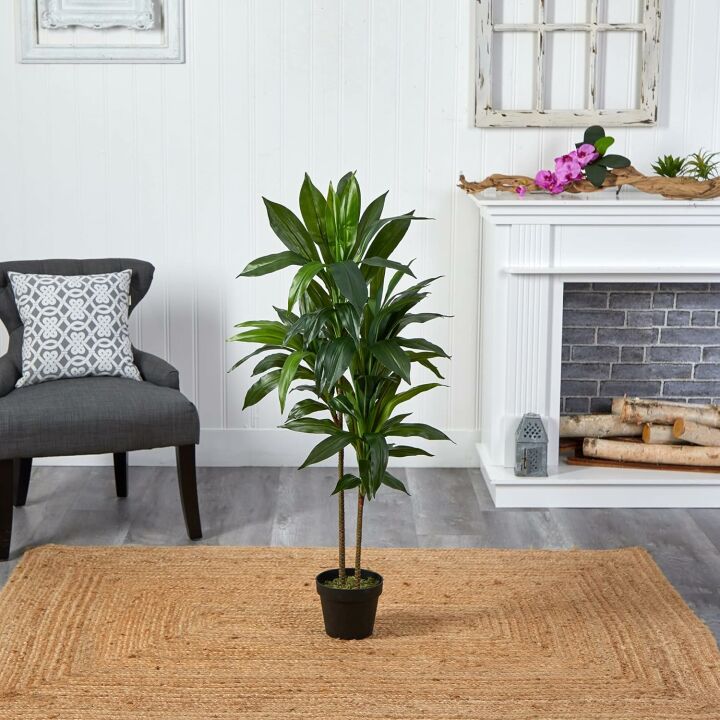 Real Touch Dracaena Plant - 4ft Artificial Greenery