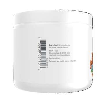 NOW Foods Solutions, Mediterranean Red Clay Powder, Pure Powder for Sensitive Skin Facial Mask, 6-Ounce