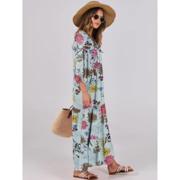 Anrabess Boho Maxi Dress - Perfect for All Seasons