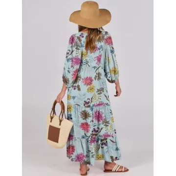 Anrabess Boho Maxi Dress - Perfect for All Seasons