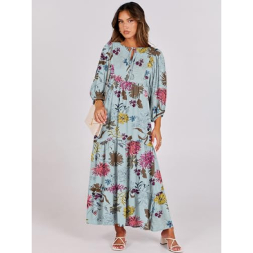 Anrabess Boho Maxi Dress - Perfect for All Seasons