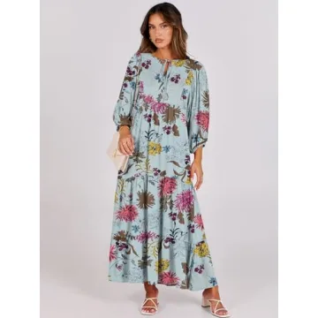 Anrabess Boho Maxi Dress - Perfect for All Seasons