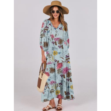 Anrabess Boho Maxi Dress - Perfect for All Seasons