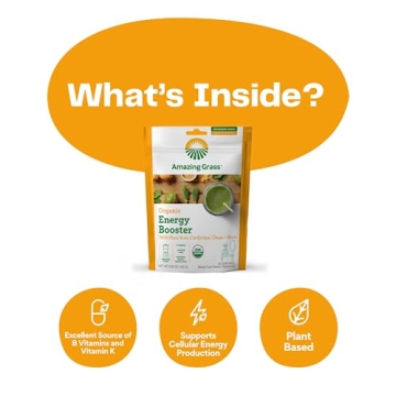 Amazing Grass Energy Booster Smoothie Mix for Vitality