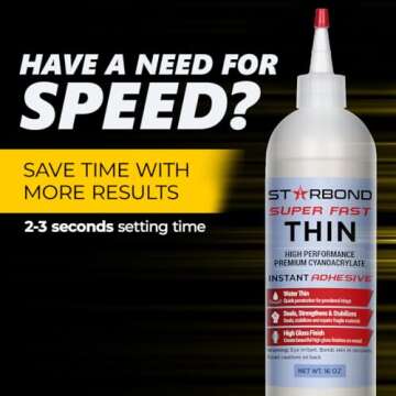 Starbond Premium CA Super Glue - 16 oz Refill Kit