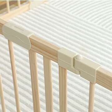 Stylish Wooden Baby Playpen Safe and Spacious Indoor Fun