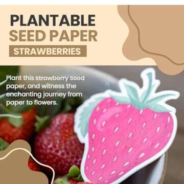 10 Pcs Plantable Seed Paper - Seed Paper Favors | Flower Seed Paper for Gardening, Crafting, Birthdays, Wedding Anniversaries | Indoor Flower Plantable Seeded Paper | Plantable Mini Seed Papers Set