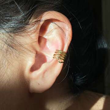 Skeleton Hand Ear Cuffs Skeleton Hand Earrings Halloween Earrings for Women Halloween Clip on Earrin...