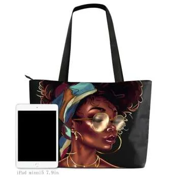 AZPSRT Women Tote Bag - Stylish & Versatile African American Design