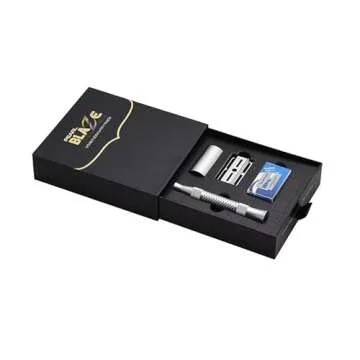 Pearl Shaving Blaze Double Edge Safety Razor for Men - Reusable Metal Razor Made with CNC process | Premium Shaving Razors| Men's Safety Shaving Razor Kit for Valentine's day Gift