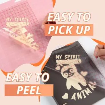 HTVRONT Clear Vinyl Transfer Paper Tape Roll 6" x 50 Feet Clear w/Red Alignment Grid - Application Transfer Tape Perfect for Self Adhesive Vinyl for Signs Stickers Decals Walls Doors & Windows