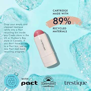 Trestique Vegan Blush Stick Refill - Sustainable Beauty