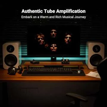 Fosi Audio P3 Tube Preamp Headphone Amplifier Home Audio Preamplifier Mini Vacuum Pre Amp Receiver w...