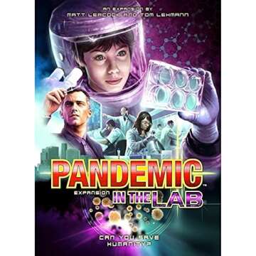 Pandemic in the Lab Board Game EXPANSION | Family, Strategy, Cooperative Board Game | Ages 8+ | 1 to...