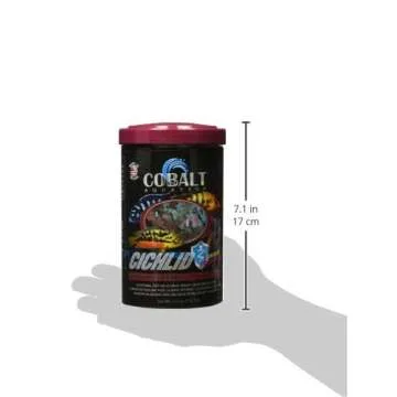 Cobalt Aquatics Cichlid Flakes - Probiotic Fish Food for Healthy Fish