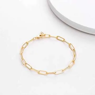 VACRONA Gold Tiny Beaded Bracelet for Stylish Women