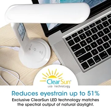 OttLite Portable LED Task Lamp – Rechargeable and Versatile