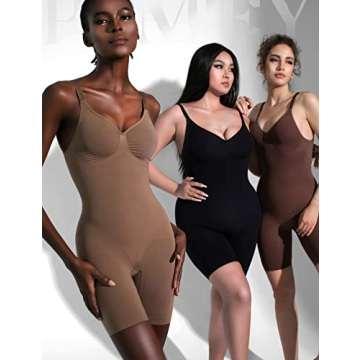 PUMIEY Shapewear Bodysuit for Women Tummy Control