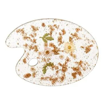 Novelty Botanical Painting Palettes, Artist by Gute - Artists Colorful Paint Tray Pad Holder for Mixing Colors Artists, Students & Perfect for Oil, Watercolor & Acrylic Paints Art Tools