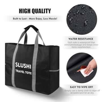 Travel Party Tote for Ninja Slushi Machine FS300 Series and FS299, Portable Outdoor Frozen Drink Mak...