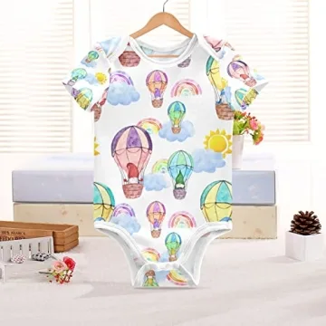 vvfelixl Gnomes Hot Air Balloons Infant Bodysuit 0-3M