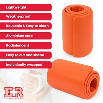 Ever Ready First Aid Universal Aluminum Splint, 24 Inch Rolled - 3 Pack