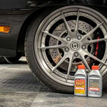 Motul MTL100949 8068HL RBF 600 Factory Line Dot-4 100 Percent Synthetic Racing Brake Fluid-600, 500....