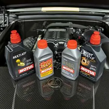 Motul MTL100949 8068HL RBF 600 Factory Line Dot-4 100 Percent Synthetic Racing Brake Fluid-600, 500. ml