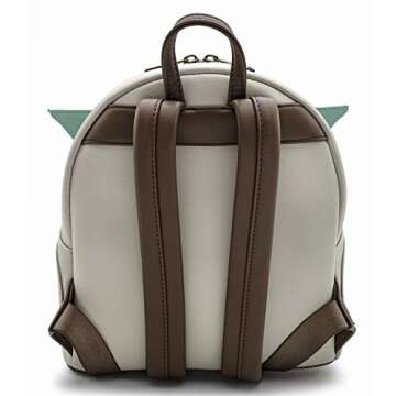 Loungefly Star Wars Baby Yoda The Mandalorian Womens Double Strap Shoulder Bag Purse