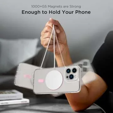 OUTXE Magnetic Sticker Ring, Compatible with Magsafe, 2pack Universal Magnet Adapter for iPhone 15/14/13/12 Mini Plus Pro Max, Android Galaxy S24/S23/S22 Ultra, Pixel 8/7/6 and Cell Phone Case Pink