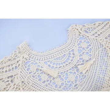 Jeasona Women’s Crochet Beach Cover-Up for Summer Style