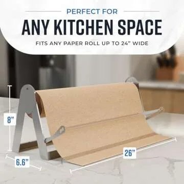 Bryco Goods Paper Roll Dispenser and Cutter for Crafts