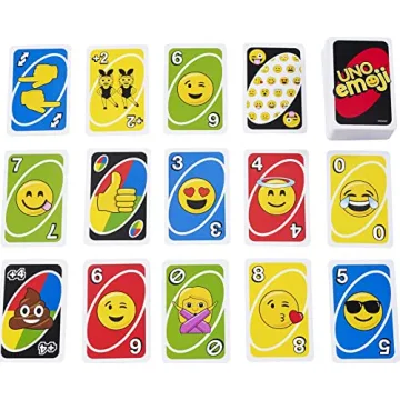 Mattel Games UNO Emoji Card Game for Family Fun