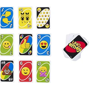 Mattel Games UNO Emoji Card Game for Family Fun