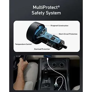 Anker USB C Car Charger with Rapid Charging Power