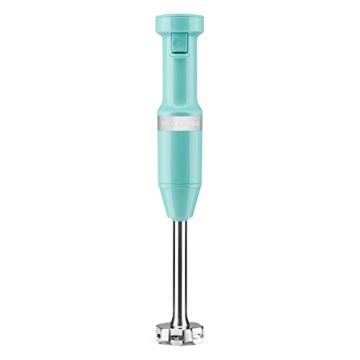 KitchenAid 1L Hand Blender - Aqua Sky, Variable Speed