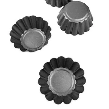 DaKuan 12 Packs Egg Tart Mold for Baking Delights
