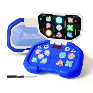 Sienbor Fast Push Game 4 Modes Screen Handheld Dance Game Machine, Memory Training Games Toy, Girl A...