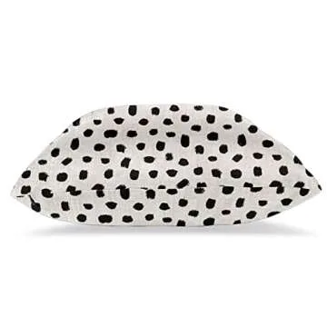BETGINY Boho Pillow Covers 20x20, Polka Dot Outdoor Decorative Throw Pillows for Bed, Vintage Black White Decor Cushion Covers 2 Pcs Soft Large Linen Pillowcase for Sofa Bed Couch