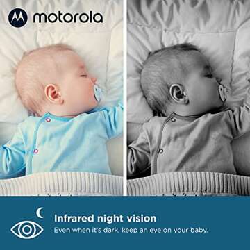 Motorola Nursery VM75 Video Baby Monitor with Night Vision