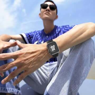 Sport Band for Apple Watch Band 44mm 45mm 46mm Ultra 49mm 40mm 41mm 38mm 42mm for Men Women,Silicone Breathable Replacement Strap for Apple Watch Ultra 2,Nike+,Series 10 9 8 7 6 5 4 3 SE,iWatch Bands