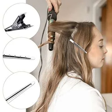 25 Pcs Durable Duck Bill Hair Clips for Comfortable Styling