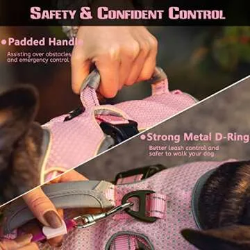 PAWORLD Escape Proof Dog Harness - Adjustable & Reflective