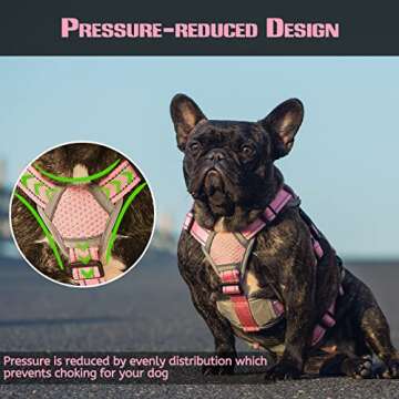 PAWORLD Escape Proof Dog Harness - Adjustable & Reflective
